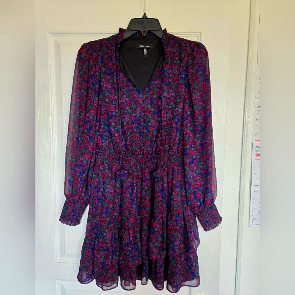 BCBG paris floral dress size M